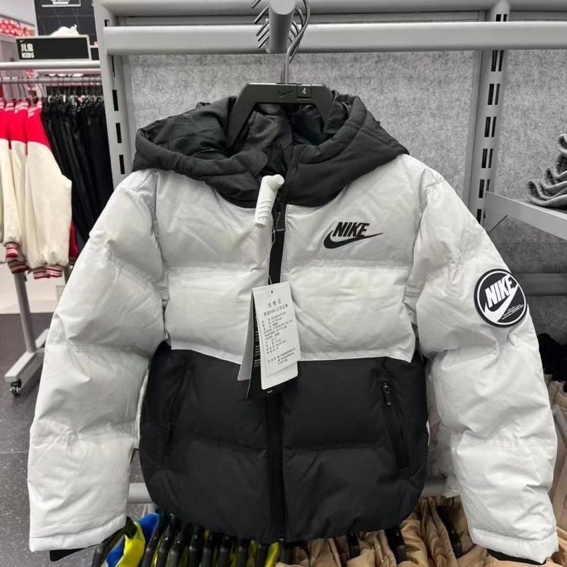 NIKE耐克连帽羽绒服运动休闲保暖儿童外套HV7184-025 D