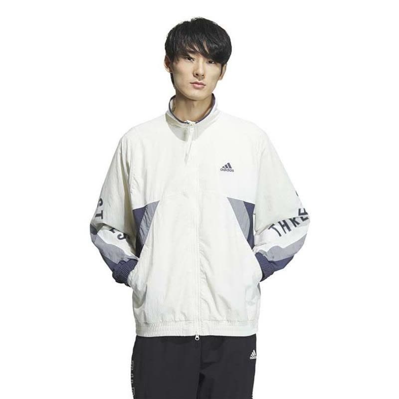 adidas/阿迪达斯外套运动休闲舒适梭织立领男装夹克IT4361 C图片