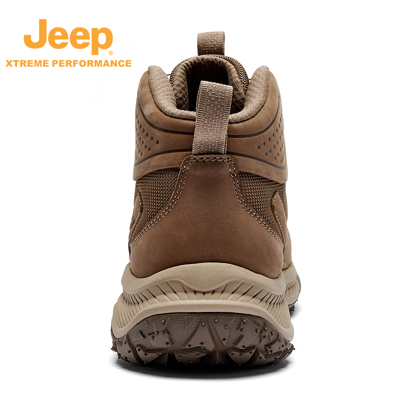 Jeep男式户外徒步鞋(加绒)P341091139 卡其 39码高清大图
