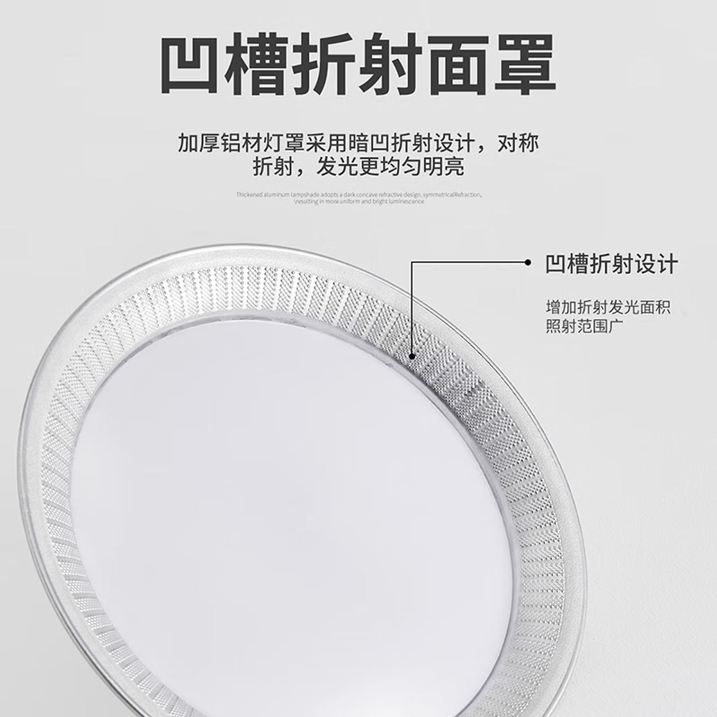 220v白光60w E27口分体式 LED灯泡高清大图