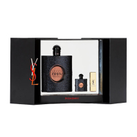 圣罗兰(YSL)香色随行高定版(黑鸦片)(黑鸦片香水 150ml+黑鸦片香水 7.5ml+方管口红#1)七夕专属礼盒