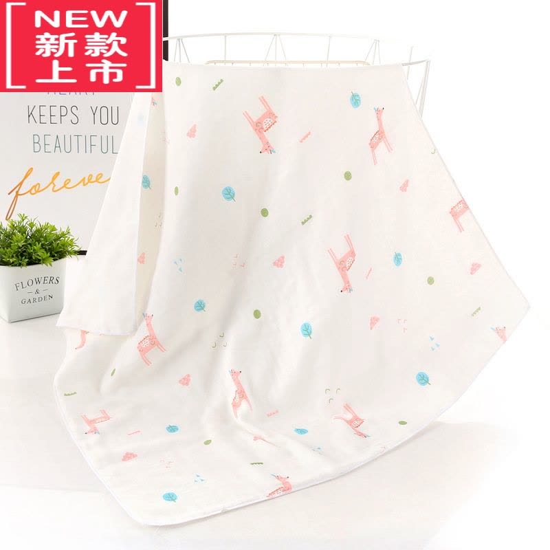 可莉允宝宝包裹巾双层纱布浴巾婴幼儿盖毯包巾被子儿童大毛巾夏薄款图片