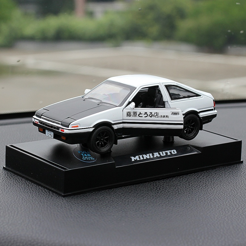 汽车摆件AE86仿真车模型车载摆件车内装饰品组合套装创意合金车
