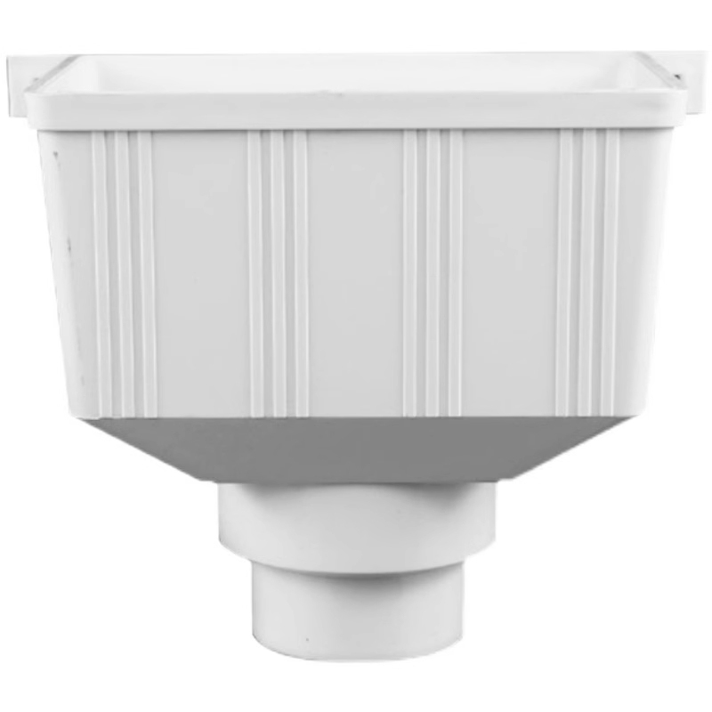 pvc水斗排水管雨水管集水斗落水斗两用水斗下水管配件接水斗 110mm