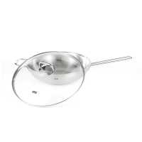 德国菲仕乐/Fissler 马克普乐30cm 不锈钢单柄中式炒锅 不锈钢炒锅炒菜锅 高品质不锈电炉电陶炉电磁炉燃气灶通用