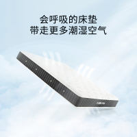 芝華仕(CHEERS)乳胶床垫天然席梦思防螨独立袋装弹簧1.8米D076新月垫