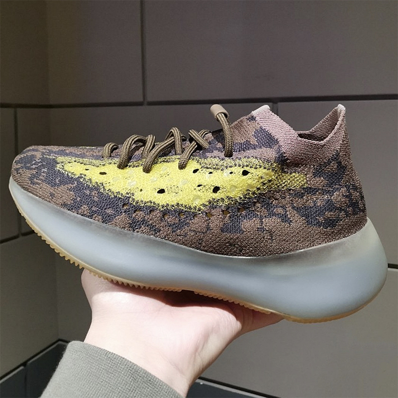 加勒特奈夫jialetenaifu椰子鞋男士秋季yeziyeezy380蜜桃粉满天星正品