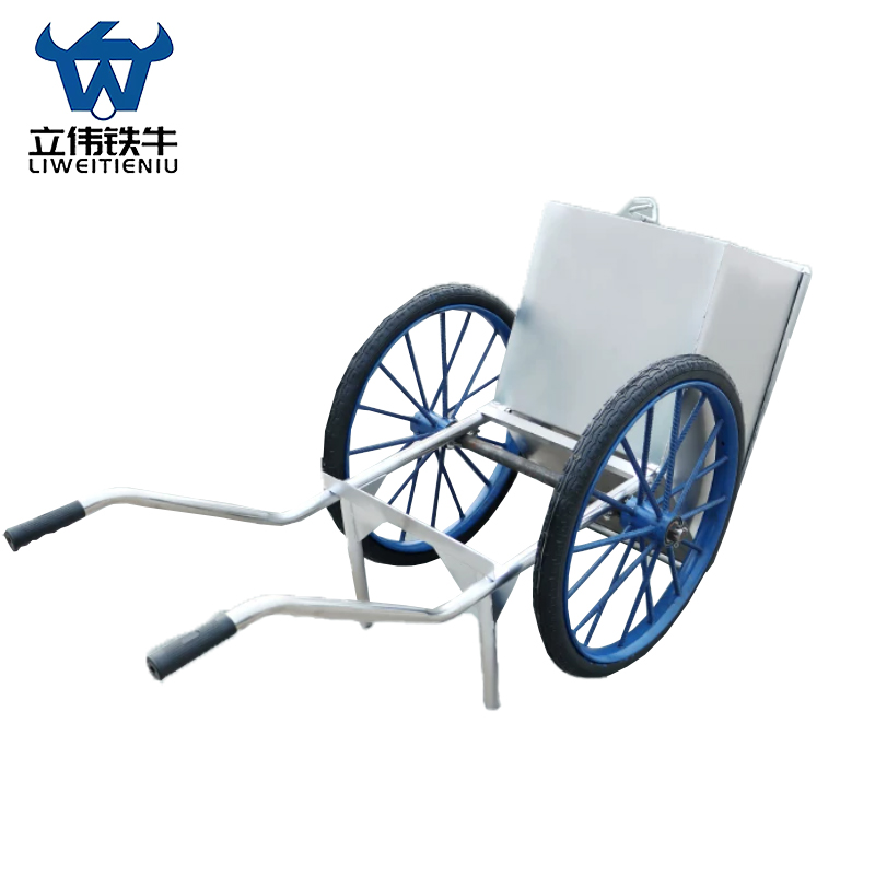 立伟铁牛不锈钢弯柄翻斗车大号/个高清大图