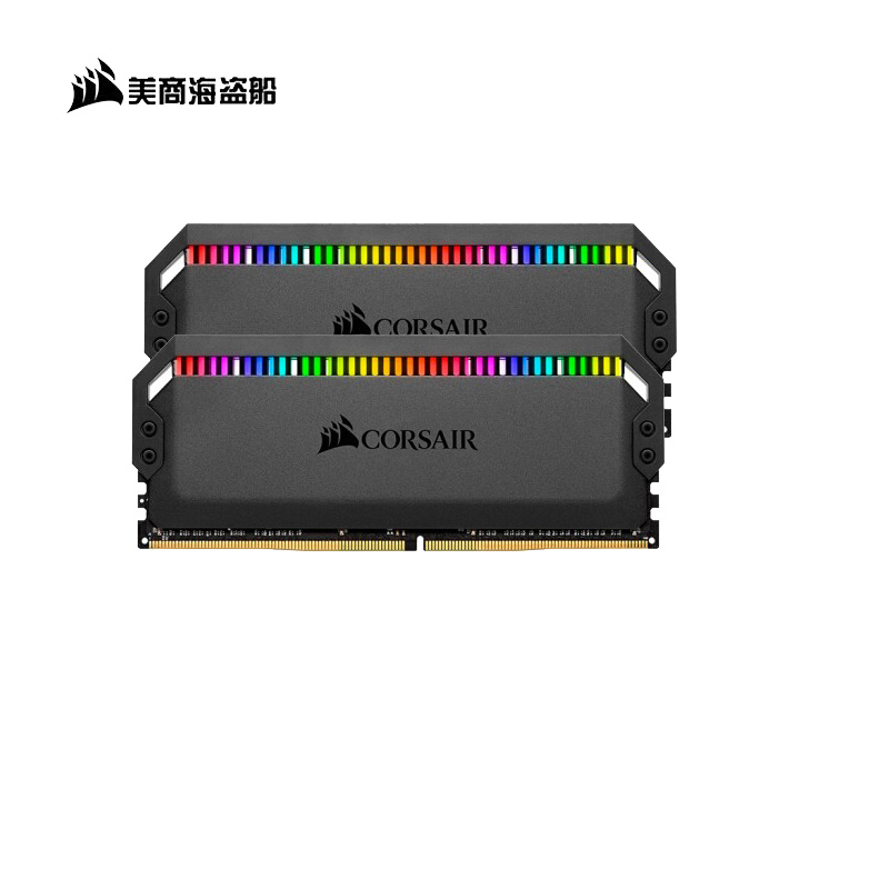 美商海盗船(USCORSAIR)32GB(16G×2)套装DDR4 4000 台式机内存条 统治者铂金CMT RGB灯条高清大图
