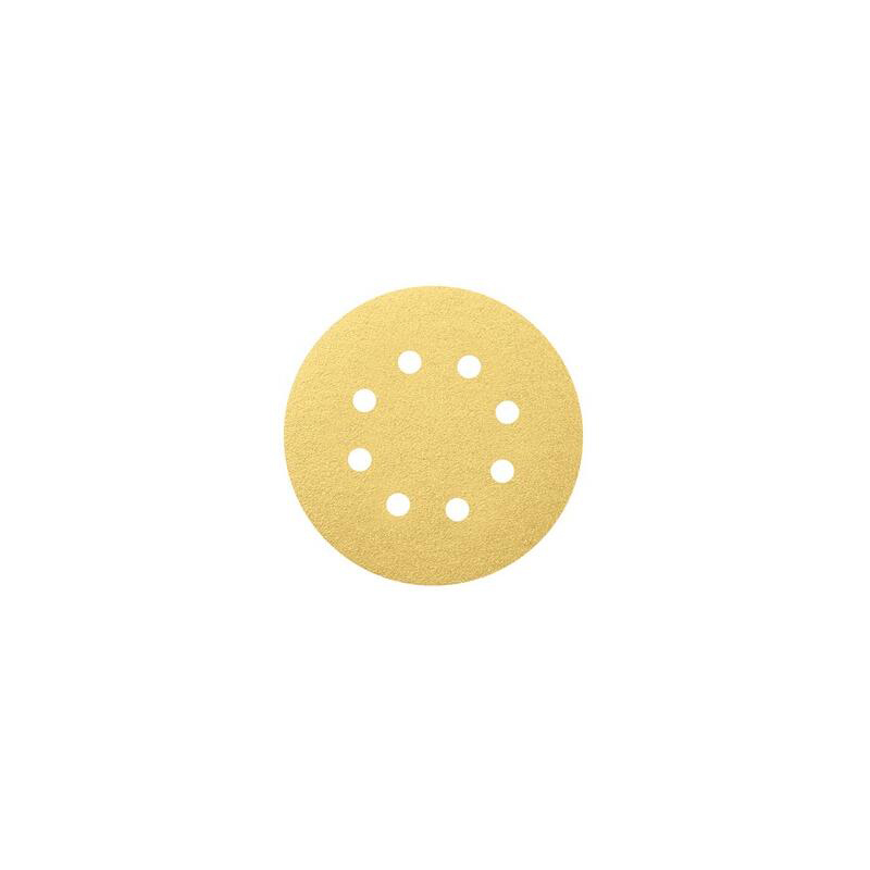 博世(Bosch) 背绒砂碟125mm P180-8孔100片/盒 货期5-10天