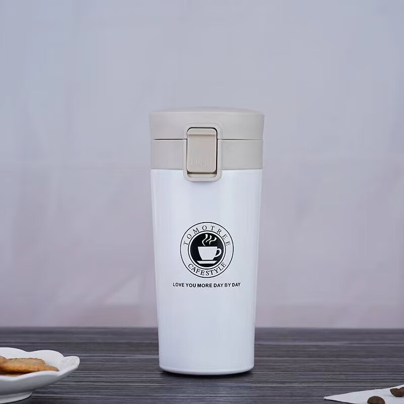 上亨(shangheng) 保温杯男女成人随行咖啡杯旅行出差泡茶杯办公情侣学生喝水杯子 每天一杯好心情高清大图