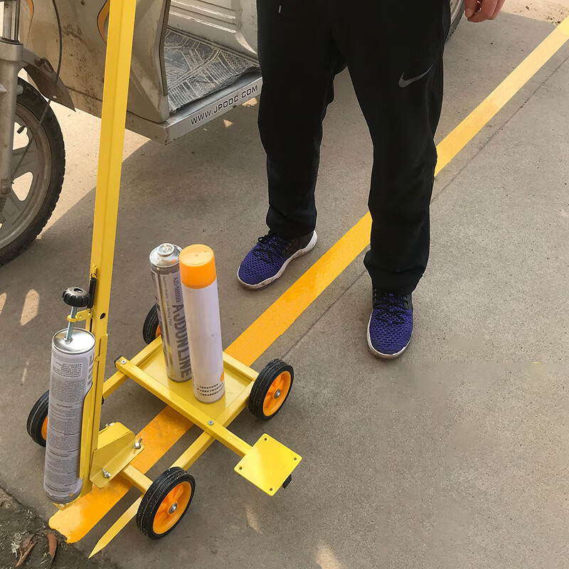 划线车 L-1 仓库停车位喷漆划线机 厂区道路操场小区画线车 油漆划线神器直线弧线可调划线车
