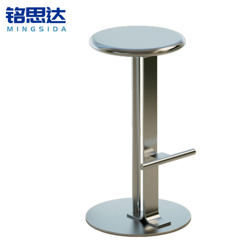 铭思达吧台椅不锈钢75cm把高清大图