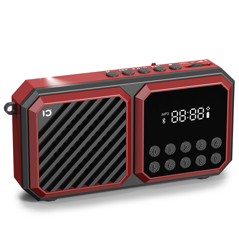 十度(ShiDu)F5收音机老人音响蓝牙多功能一体机听歌戏曲可插TF卡播放器便携小音箱 