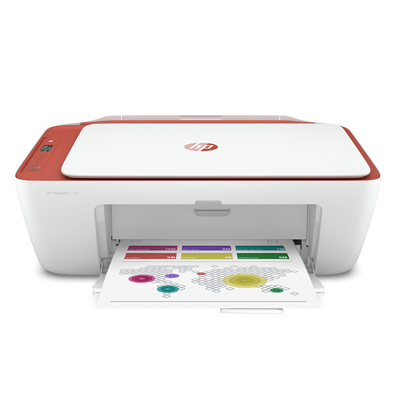 惠普(HP)2729/2721/2722/2723/2720家用彩色喷墨打印机一体机 机器发货颜色随机 无线学生照片网课试卷作业资料办公打印 (打印扫描复印无线) 套餐二高清大图