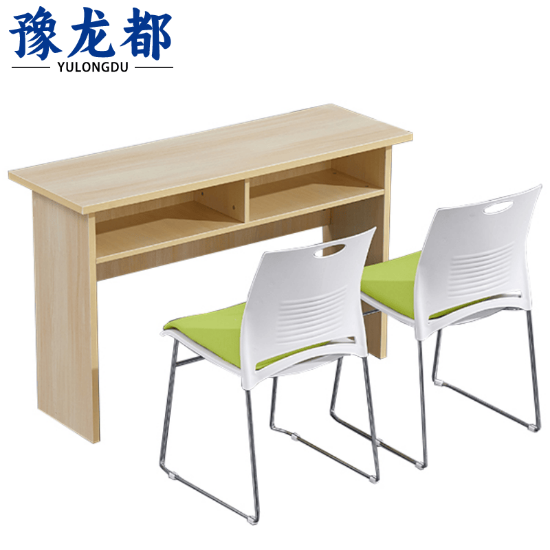 豫龙都学习课桌椅1.4米套