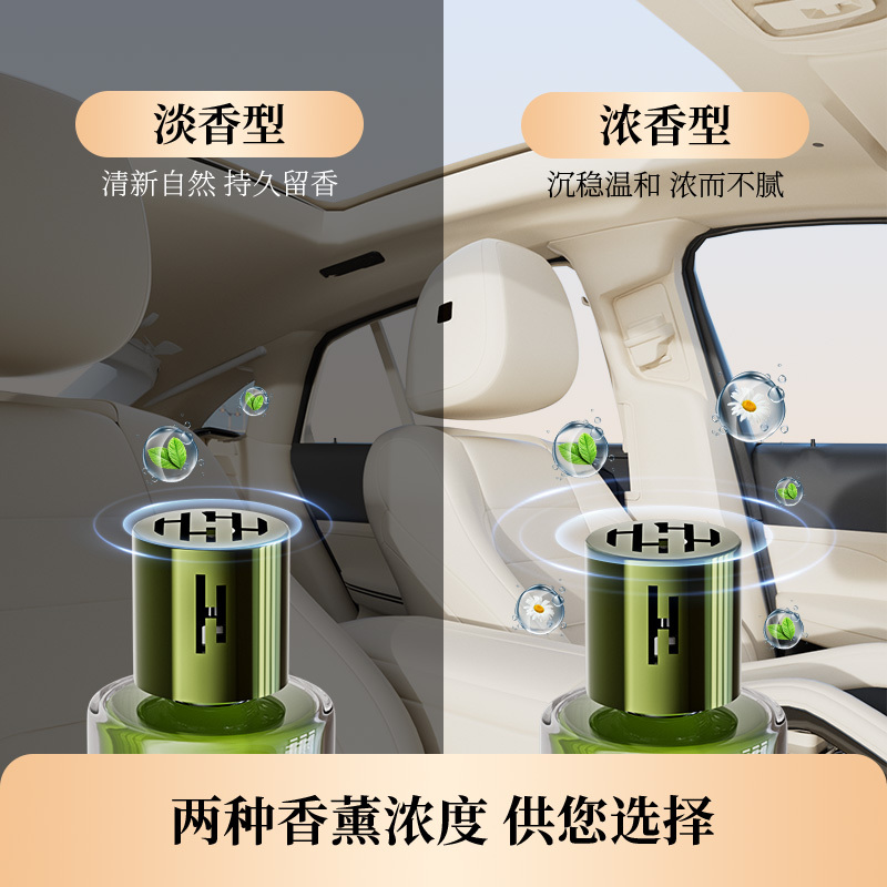 栀子花车载香薰高档汽车专用2025新款男女士车用香水持久高级香氛