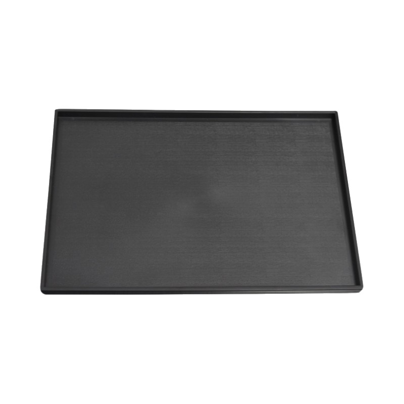 [疆不凡] pvc托盘 35*24*1cm(黑色) /个高清大图