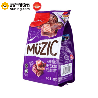 马奇新新 妙乐榛子巧克力味夹心威化饼干 90g/袋
