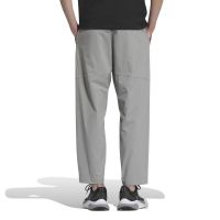 adidas 纯色口袋运动休闲裤 男款 灰色 IN6514
