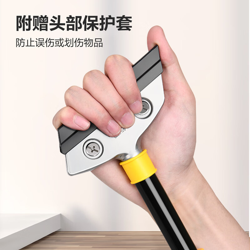 得力 重型刮污刀铲刀玻璃刮刀地板美缝墙皮瓷砖玻璃清洁铲刀铲子300mm(单位:把)