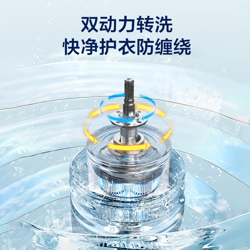 海尔(Haier)10公斤 直驱变频 双动力科技 精华洗 电离除菌 除螨洗 XQS100-BDET656高清大图