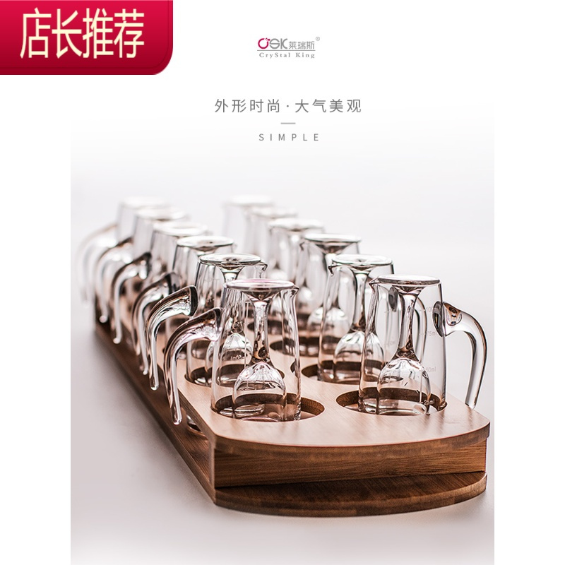 白酒杯分酒器套装水晶玻璃家用中式创意酒具一杯白酒杯