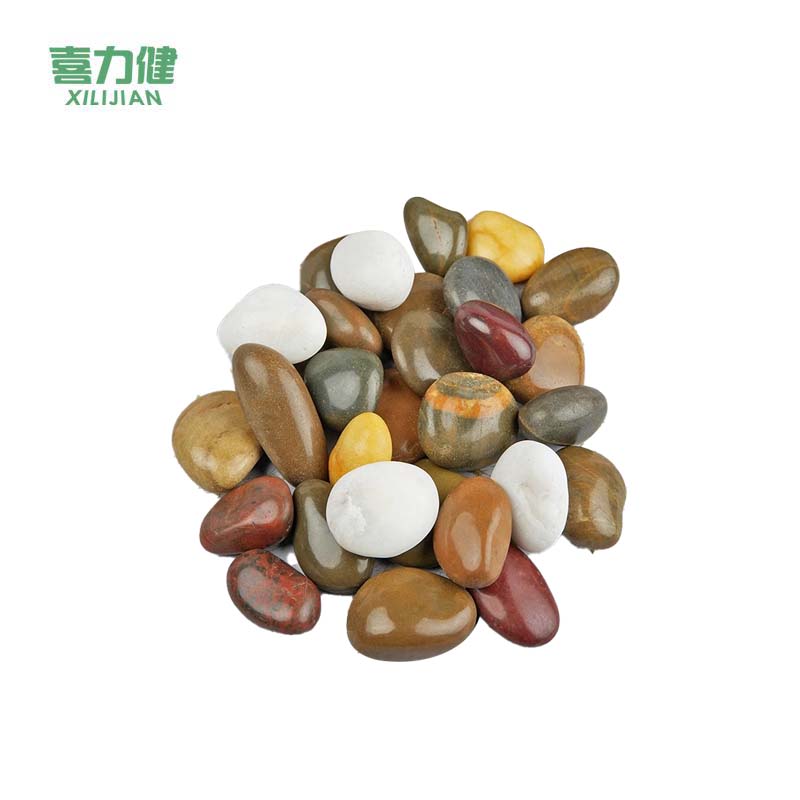 喜力健 鹅卵石 五彩5-8CM 袋高清大图