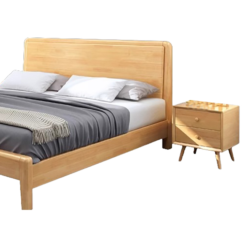 铭羽洋床120cm+床头柜套高清大图