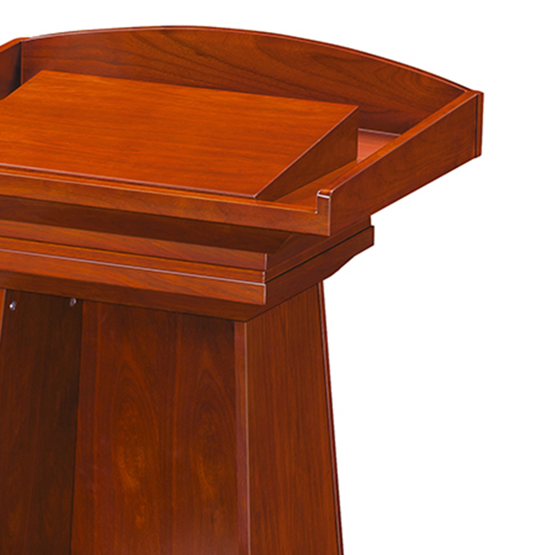 臻远ZY051368演讲台发言台简约现代迎宾台接待台主持台司仪台讲桌高清大图