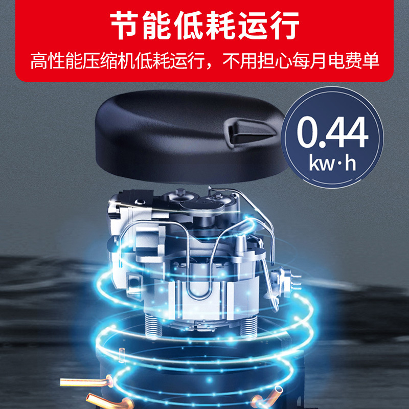 星星(XINGX)100L冰柜家用小型冷柜 冷藏冷冻转换一级能效 减霜80%单温卧式冰柜BD/BC-145KC
