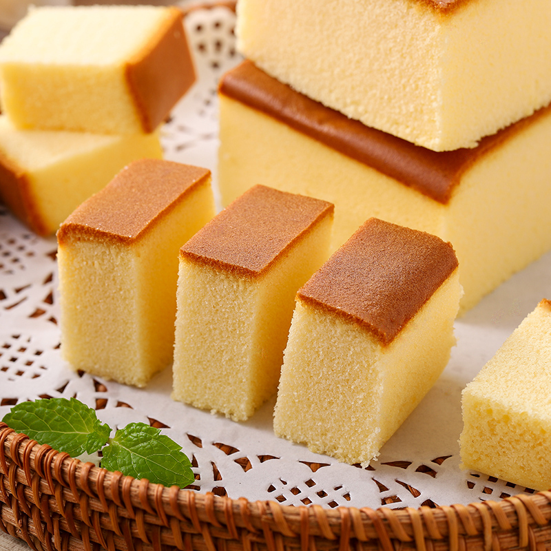 兰象岩菠萝味蛋糕500g*2箱充饥糕点办公室下午茶点心鲜嫩蛋糕网红蛋糕