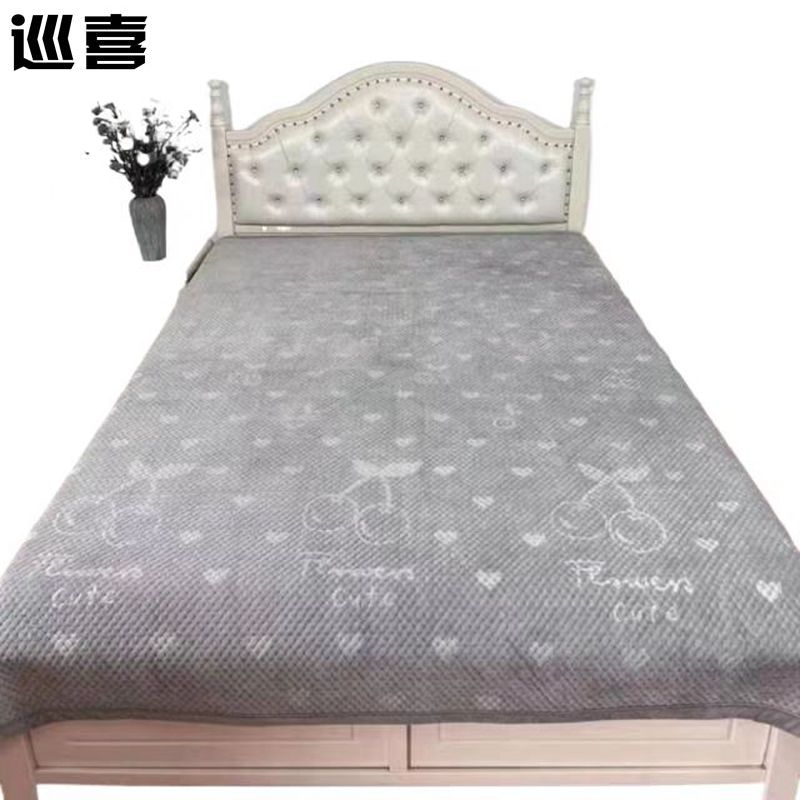 巡喜 压花床盖 200X230cm (条)高清大图