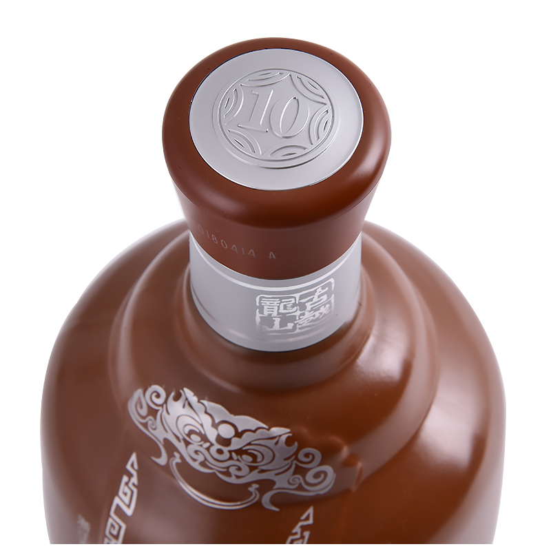 古越龙山 绍兴黄酒 花雕酒糯米酒 中央库藏十年 半干型 500ml*6瓶 礼盒装 整箱装