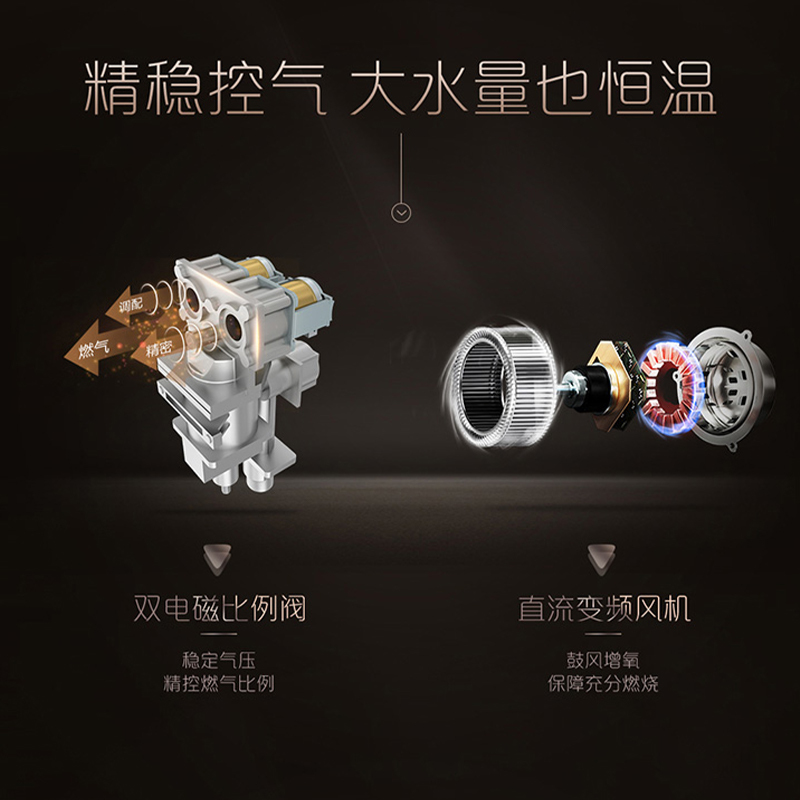 卡萨帝16升燃气热水器 七维降噪 双重智控 四季恒温 智能抑菌JSQ31-16CS(PRO)BWU1