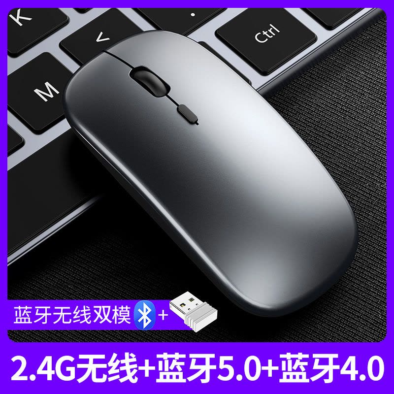 [补贴10%]鼠标充电款双模家用办公笔记本电脑台式外接无限滑鼠图片