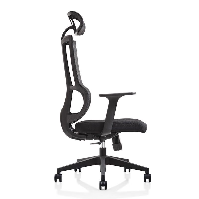 圣斯顿SU-051A 办公椅网椅含头枕620*620*1105-1240mm(单位:张)黑色高清大图