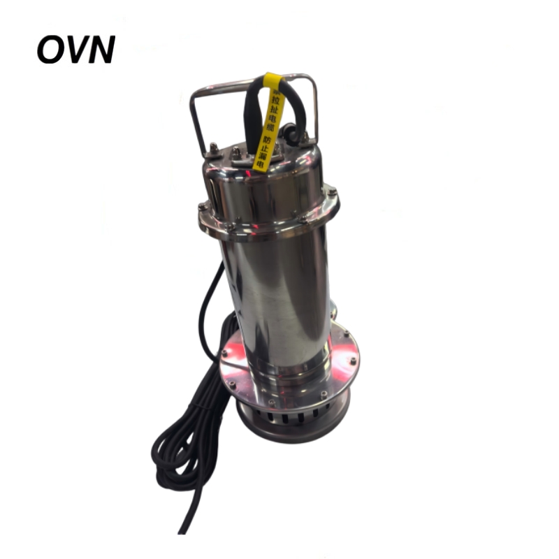 OVN 不锈钢潜水泵污水泵 WQD8-26-1.8S 1.5寸 台高清大图