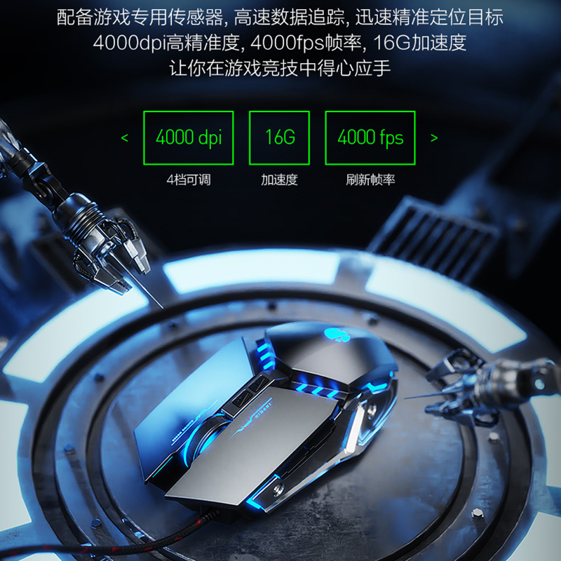 [补贴10%]有线鼠标适用联想拯救者y7000笔记本电竞游戏电脑r9000p专用高清大图