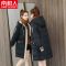 加厚保暖中长款棉服女2020冬季新款韩版宽松连帽外套潮