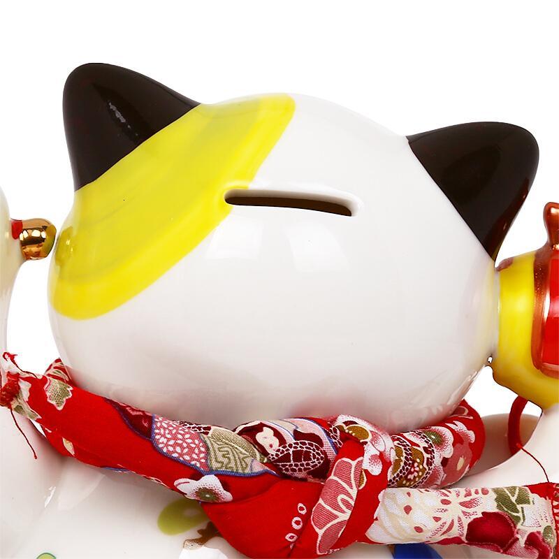 开业招财猫摆件装饰摆件陶瓷储蓄罐创意开业礼品送店铺生意开张