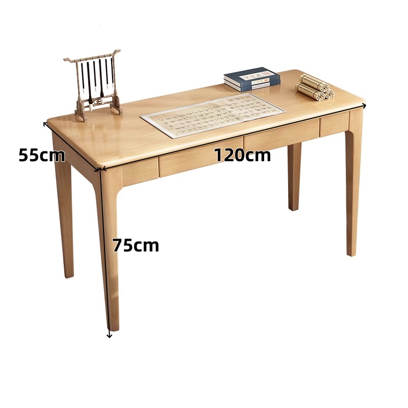 鑫木樽书桌120x55x75cm张高清大图
