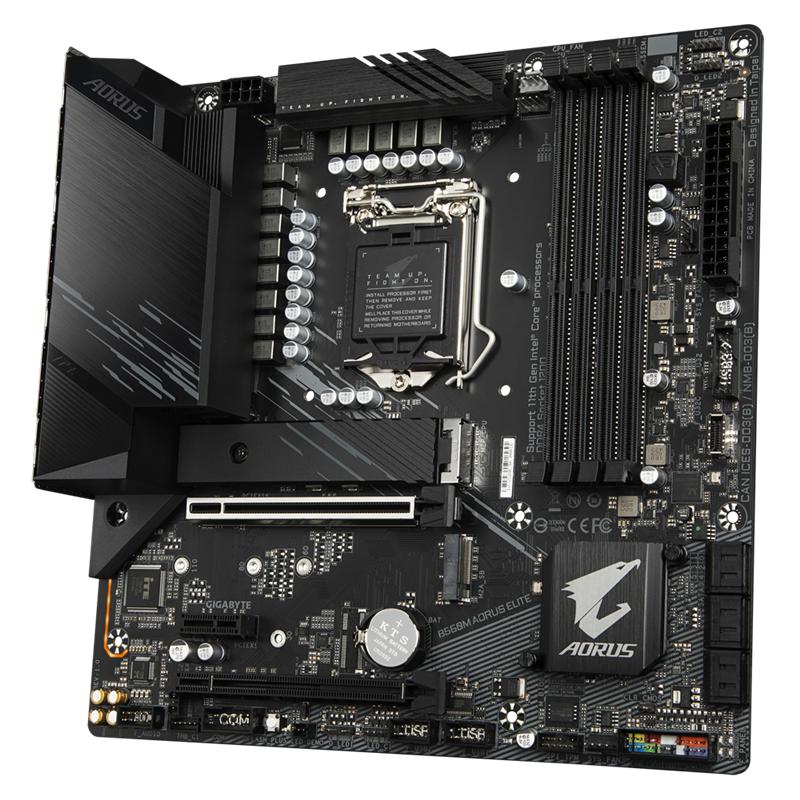 技嘉B560M AORUS ELITE 主板 支持CPU 11700F/11600KF/11400F