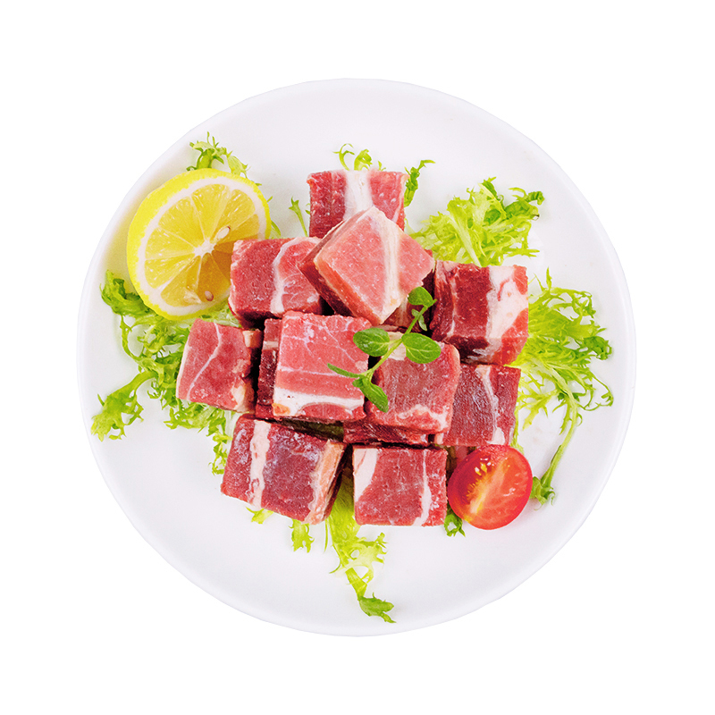 中粮家佳康(JOYCOME)阿根廷进口牛腩块 冷冻排酸牛肉1000g