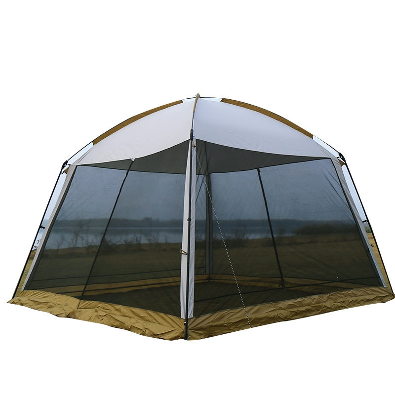 凉棚户外野营遮阳棚迈高登烧烤沙滩多人天幕帐篷防蚊防晒野餐庭园大