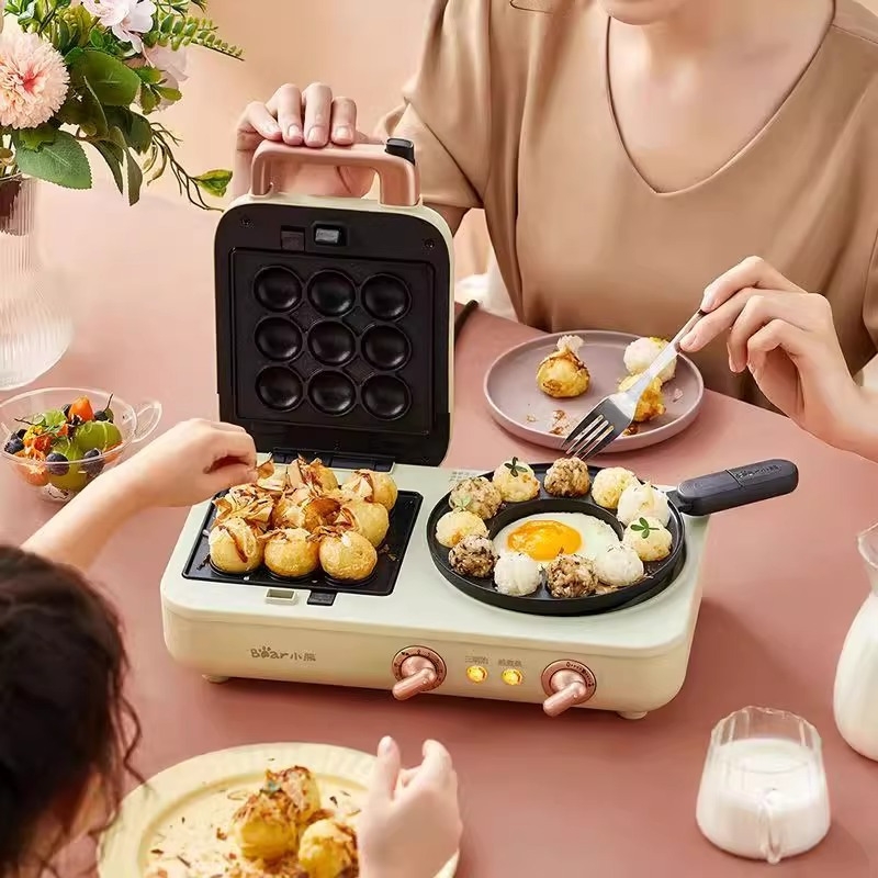 小熊早餐机三明治机电饼铛多士炉多功能料理锅