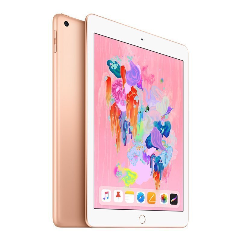 Apple ipad 苹果平板电脑 2018年新款9.7英寸 超薄 原装正品全新未激活 金色 wifi版 32GB