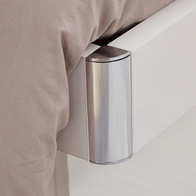 全友家居北欧卧室高箱储物床 1.5/1.8米卧室家具人造板板式床 卧室大床婚床图片