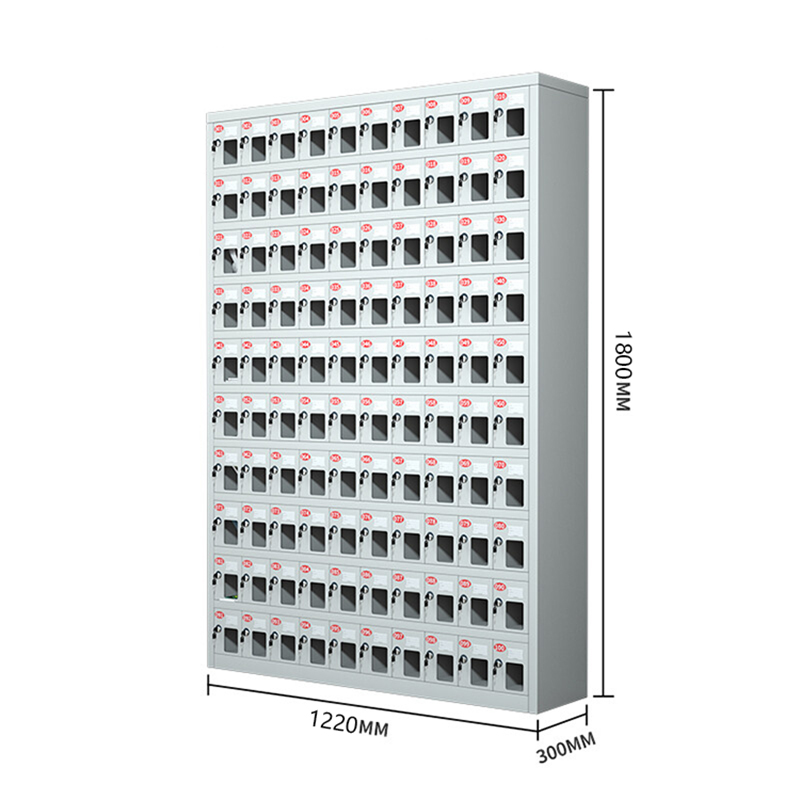 鑫金虎 钢制100门亚克力窗手机充电柜高清大图