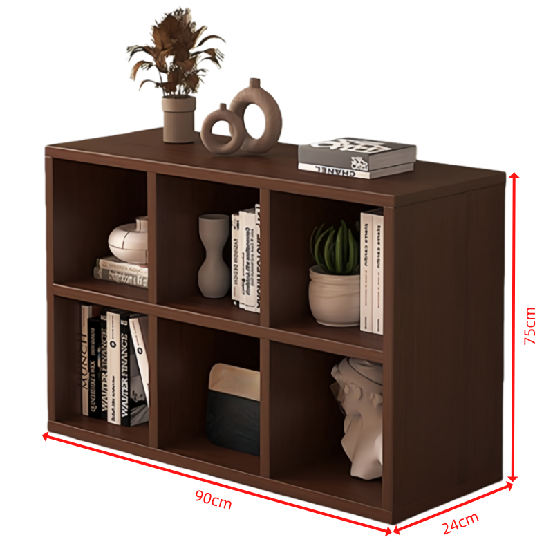 芙首泰书柜两层900*240*750mm个高清大图